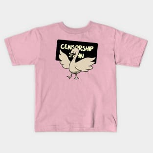 Censorship Swan Kids T-Shirt